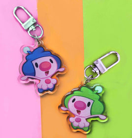 poke clown keychain