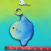 giant mola mola keychain