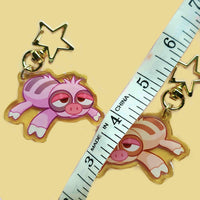 poke sloth keychain