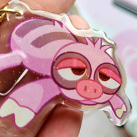 poke sloth keychain