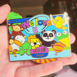 webkinz enamel pin
