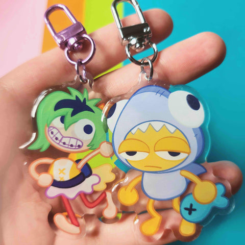 online character keychains