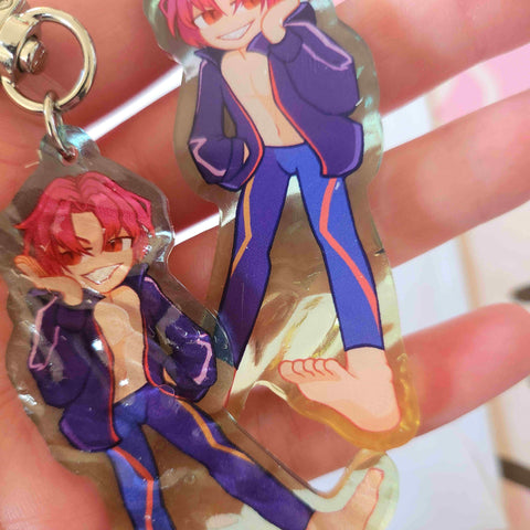 Swim Anime Keychains