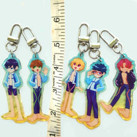 Swim Anime Keychains