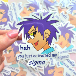 sigma anime sticker