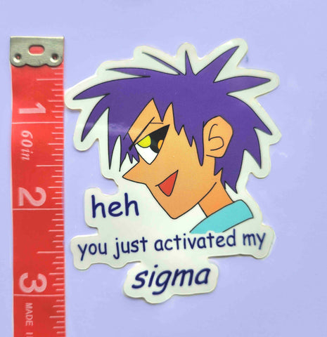 sigma anime sticker