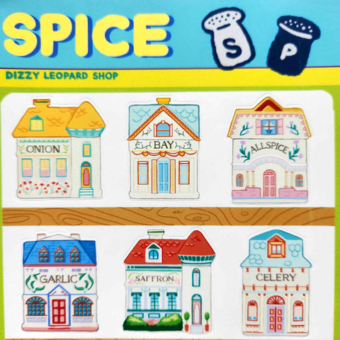 spice house sticker sheet