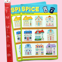 spice house sticker sheet