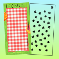 picnic sticker sheet