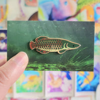 lake fish enamel pins
