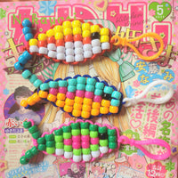 beaded fish keychains
