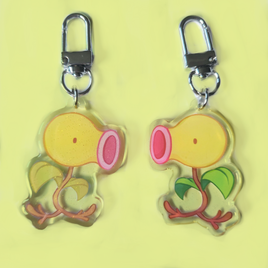 poke plant keychain