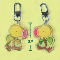poke plant keychain