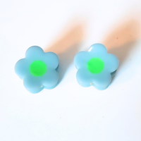 mini flower hair clips