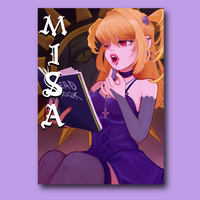 goth girl print
