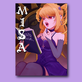 goth girl print
