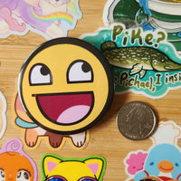 derp face button