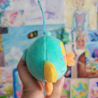 duck plush keychain