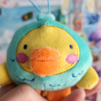 duck plush keychain