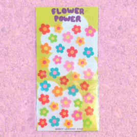 flower sticker sheet