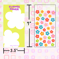 flower sticker sheet