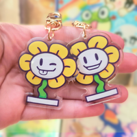 flowey keychain