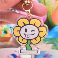 flowey keychain