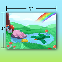 gay frog print