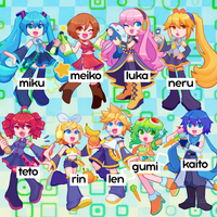 vocaloid keychains