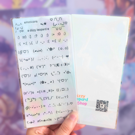 emoticon sticker sheet