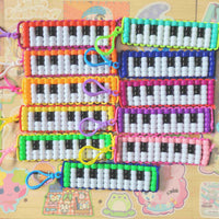 beaded piano keychains