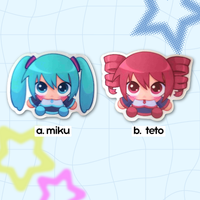 miku and teto stickers