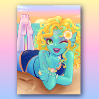mermaid print