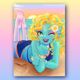 mermaid print
