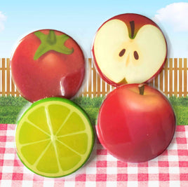 mini fruit buttons