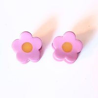 mini flower hair clips
