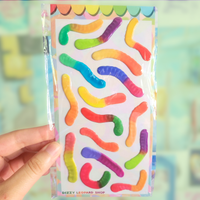 puffy candy sticker sheets