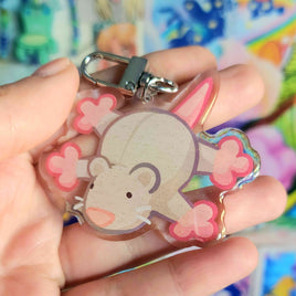 rat keychain