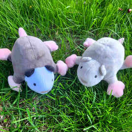 mini rat and opossum plush