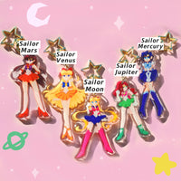 magical girl keychains