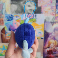 tv plush keychain