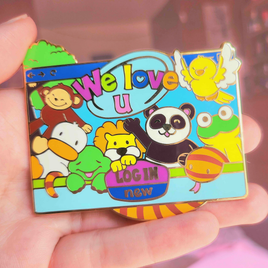 webkinz enamel pin
